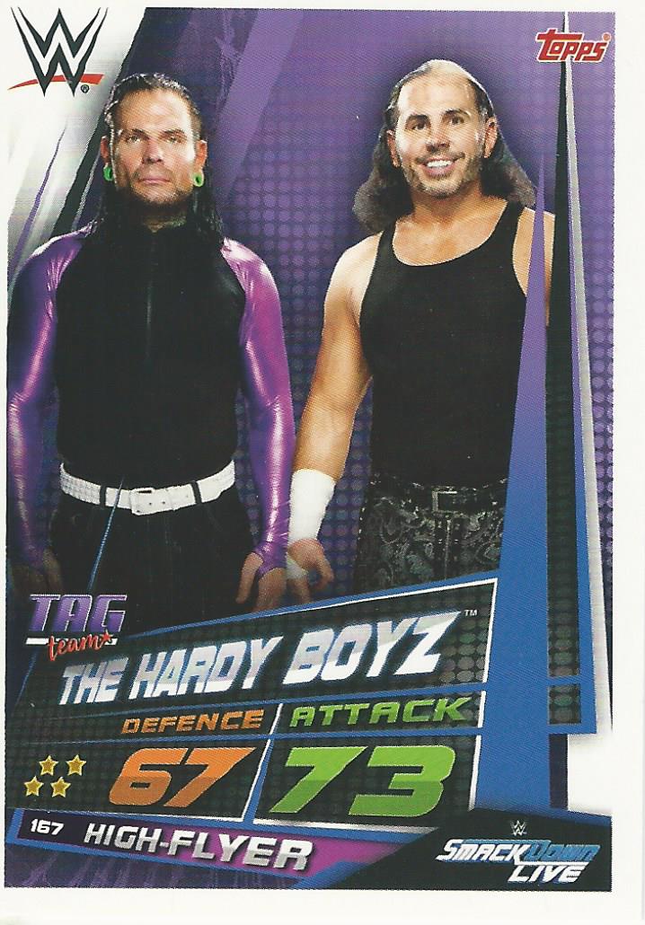 WWE Topps Slam Attax Universe 2019 Trading Card Hardy Boyz No.167