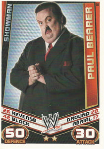WWE Topps Slam Attax Rebellion 2012 Trading Card Paul Bearer No.167