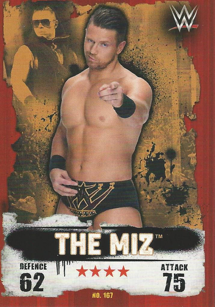 WWE Topps Slam Attax Takeover 2016 Trading Card Miz No.167