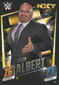 WWE Topps Slam Attax 2015 Then Now Forever Trading Card Jason Albert No.167 NXT