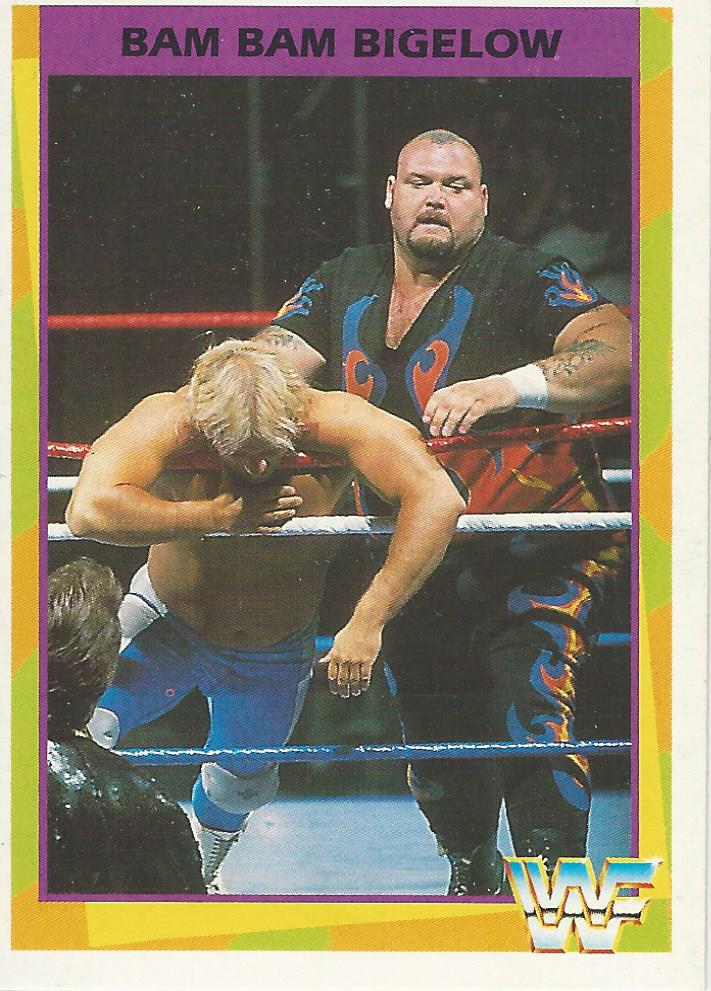 WWF Merlin Trading Card 1995 Bam Bam Bigelow No.167