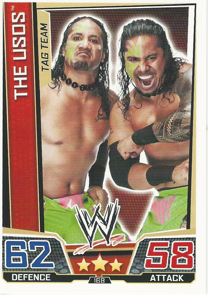 WWE Slam Attax Superstars 2013 Trading Card The Usos No.168