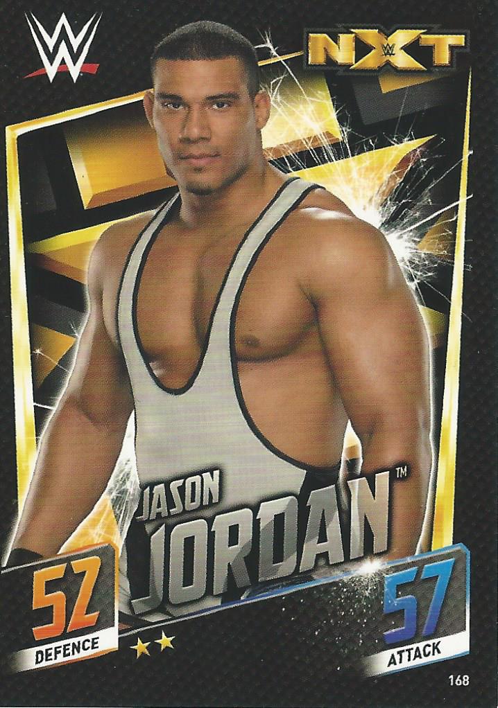 WWE Topps Slam Attax 2015 Then Now Forever Trading Card Jason Jordan No.168 NXT