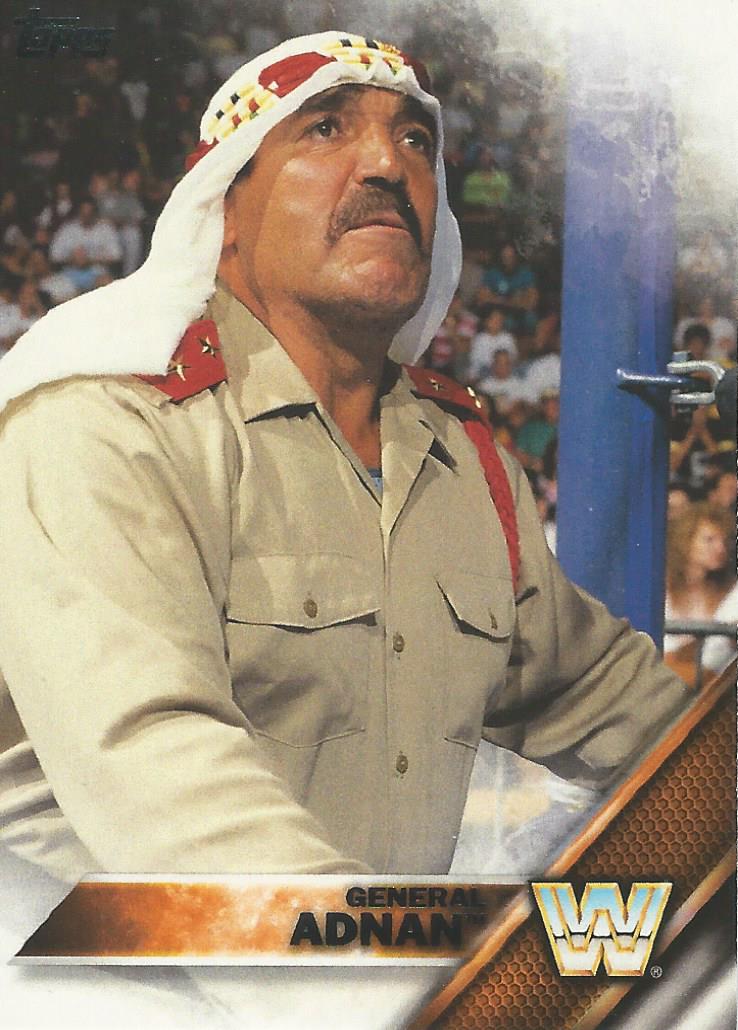 WWE Topps Then Now Forever 2016 Trading Cards General Adnan No.168