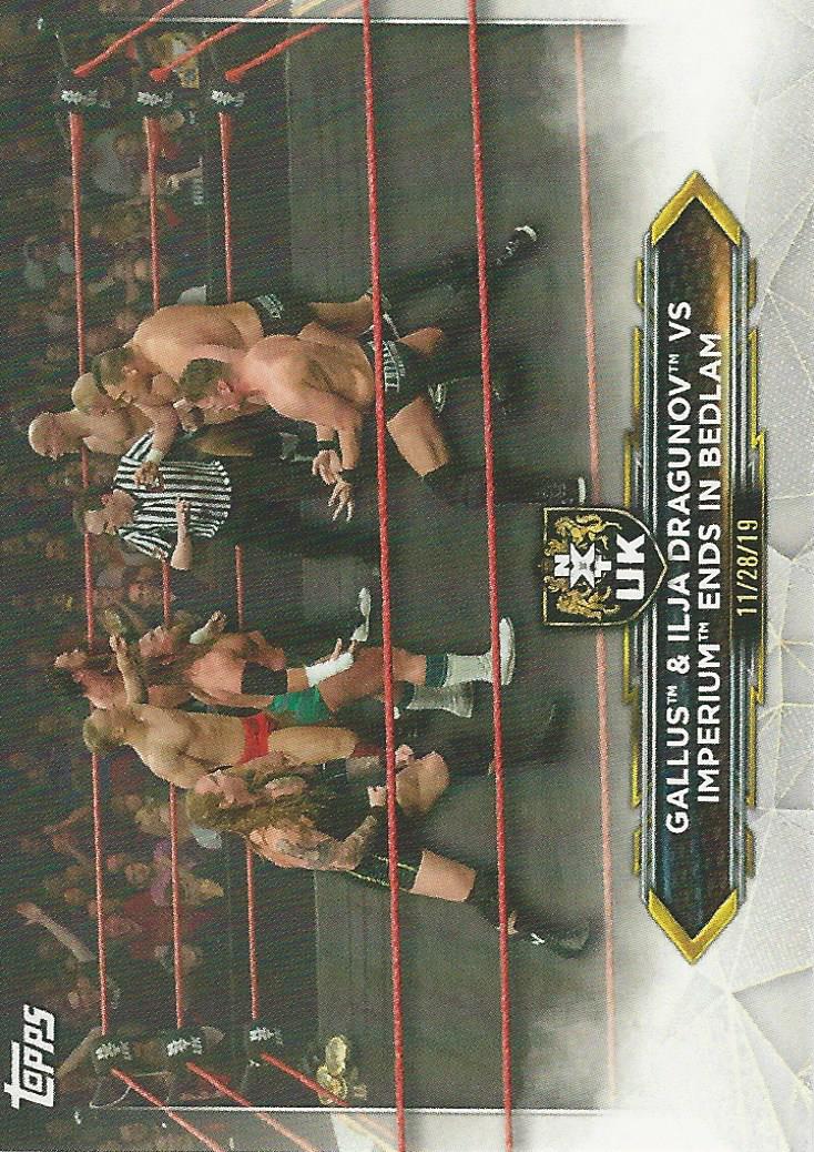 WWE Topps NXT 2020 Trading Cards Gallus vs Imperium No.68