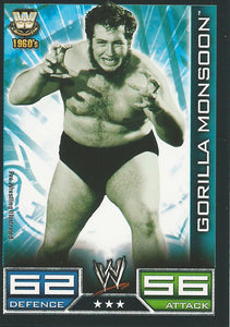 WWE Topps Slam Attax 2008 Trading Cards Gorilla Monsoon No.168