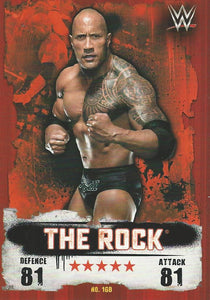WWE Topps Slam Attax Takeover 2016 Trading Card The Rock No.168