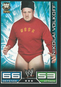 WWE Topps Slam Attax 2008 Trading Cards Nikolai Volkoff No.169