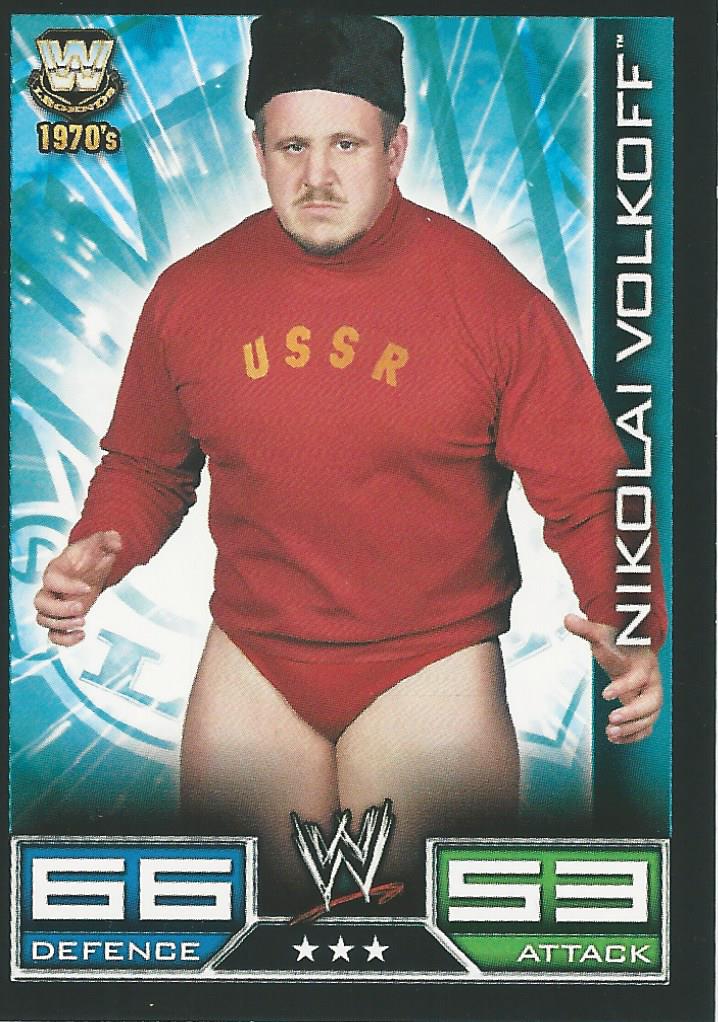 WWE Topps Slam Attax 2008 Trading Cards Nikolai Volkoff No.169