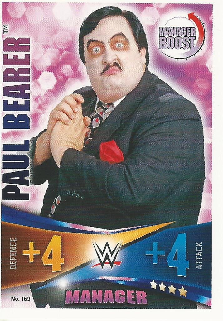 WWE Topps Slam Attax Rivals 2014 Trading Card Paul Bearer No.169