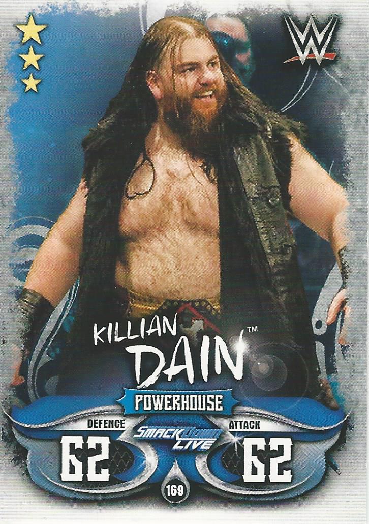 WWE Topps Slam Attax Live 2018 Trading Card Killian Dain No.169