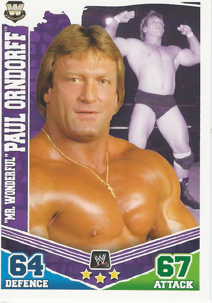 WWE Topps Slam Attax Mayhem 2010 Trading Card Paul Orndorff No.169