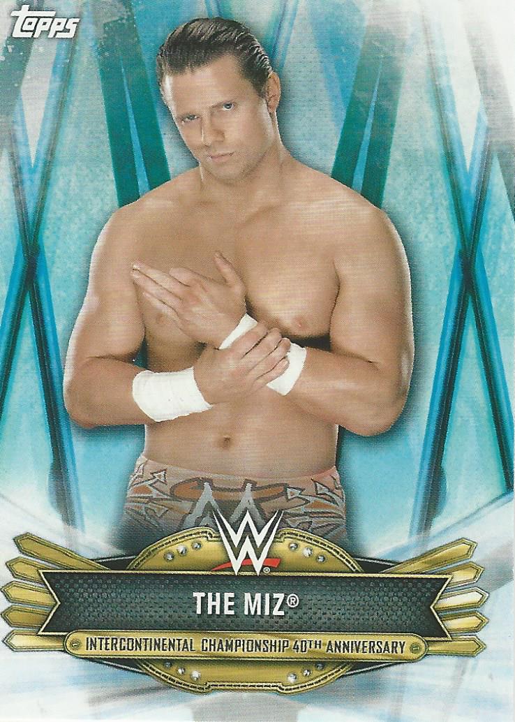 WWE Topps Smackdown 2019 Trading Cards The Miz IC-39