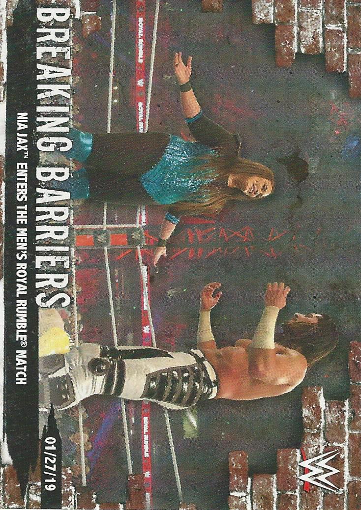 WWE Topps Women Division 2020 Trading Cards Nia Jax BB-9