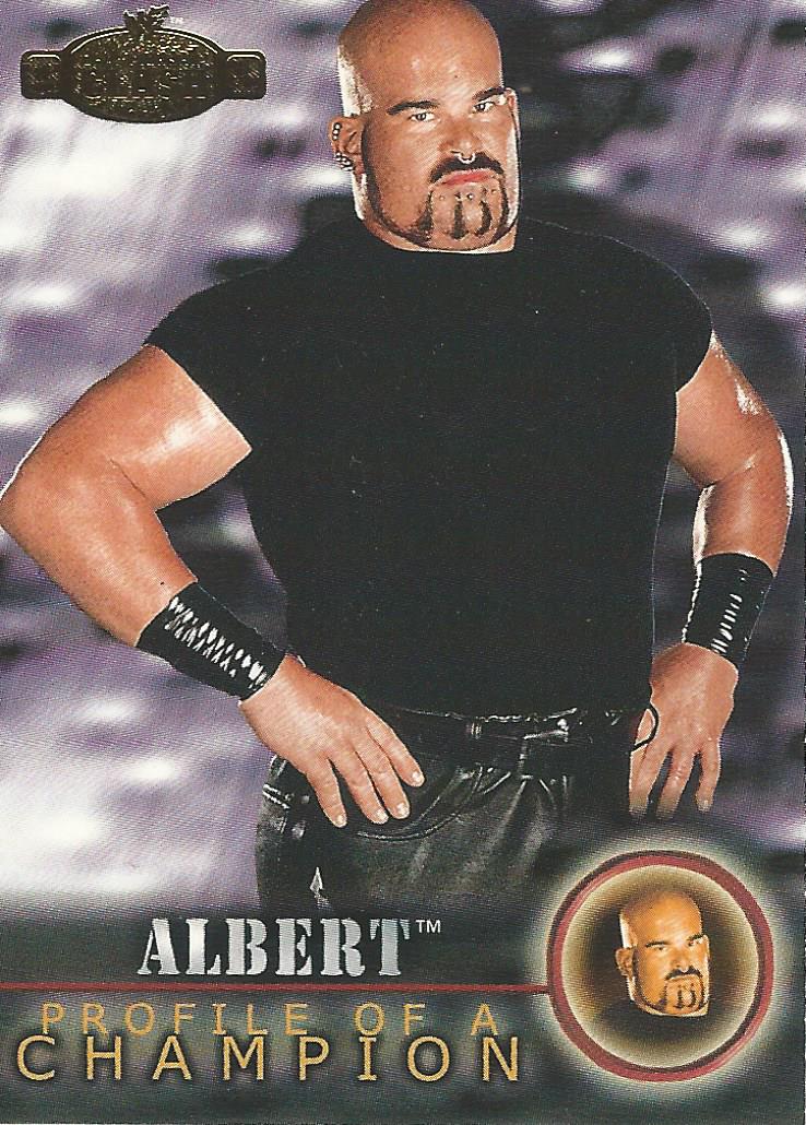 WWF Fleer Championship Clash 2001 Trading Card Albert No.70