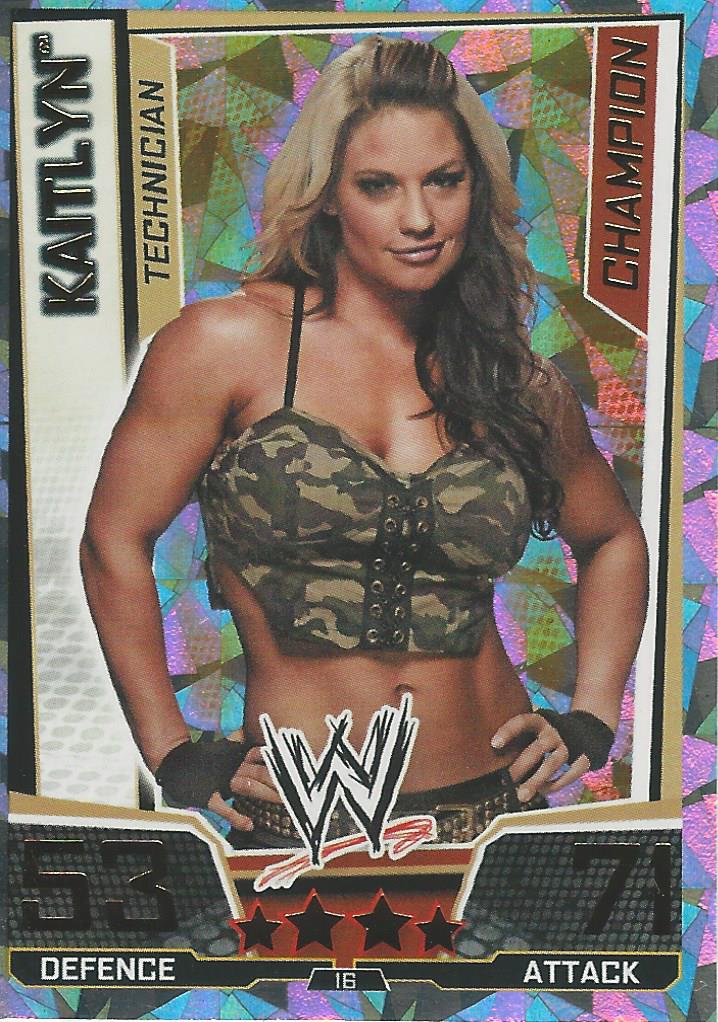 WWE Slam Attax Superstars 2013 Trading Card Champion Kaitlyn No.16