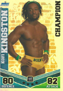 WWE Topps Slam Attax Mayhem 2010 Trading Card Kofi Kingston No.16