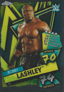 WWE Topps Slam Attax Chrome 2021 Trading Cards Bobby Lashley No.16