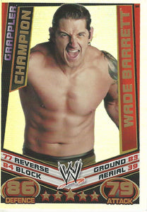 WWE Topps Slam Attax Rebellion 2012 Trading Card Wade Barrett Champion No.16