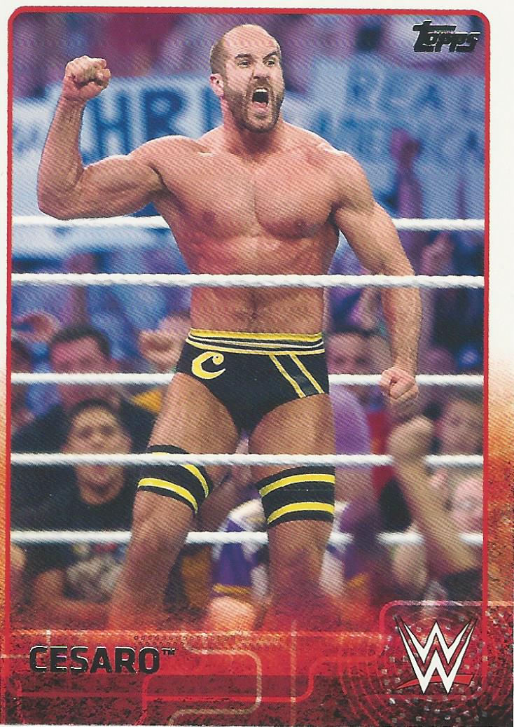 WWE Topps 2015 Trading Card Cesaro No.16