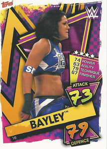 WWE Topps Slam Attax 2021 Trading Card Bayley No.16