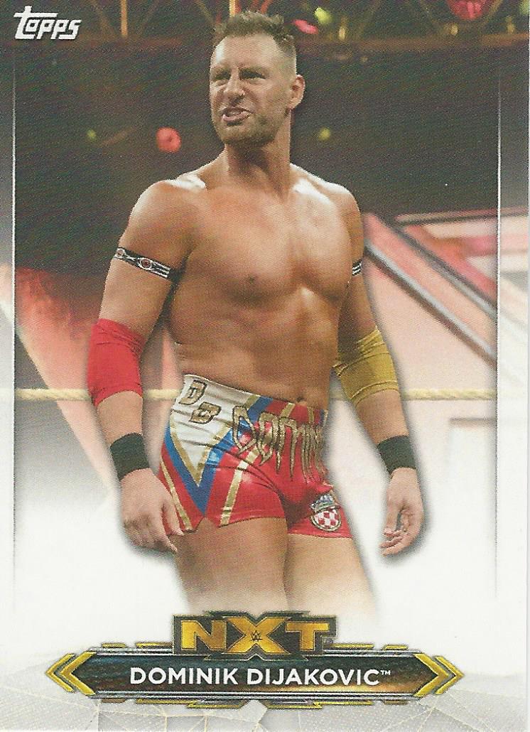 WWE Topps NXT 2020 Trading Cards Dominik Dijakovic No.16