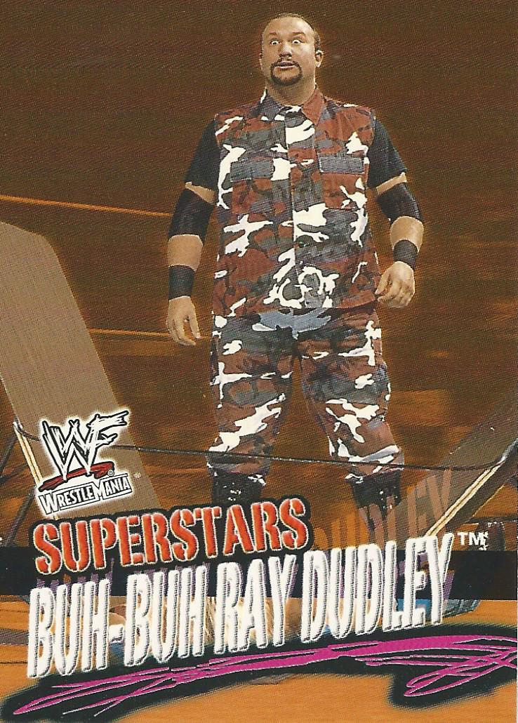 WWF Fleer Wrestlemania 2001 Trading Cards Bubba Ray Dudley No.16