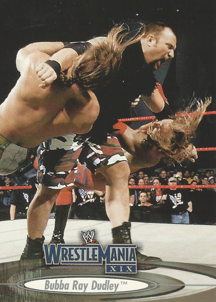 WWE Fleer Wrestlemania XIX Trading Cards 2003 Bubba Ray Dudley No.16