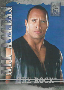 WWF Fleer All Access Trading Cards 2002 The Rock No.16