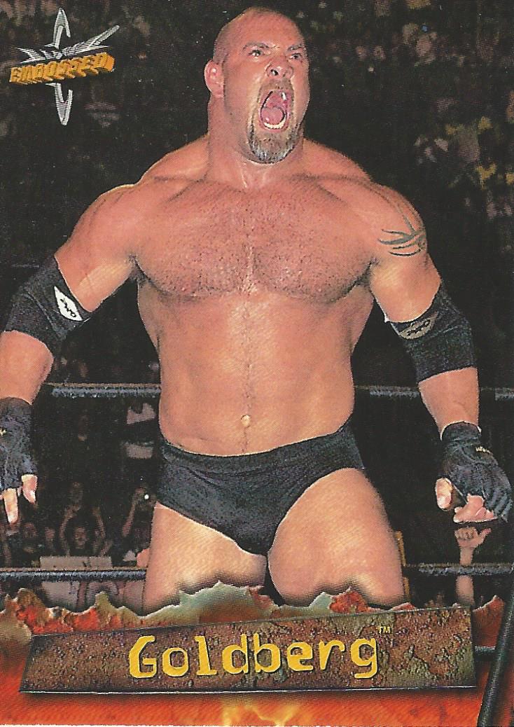 WCW Topps Embossed Trading Cards 1999 Goldberg No.16