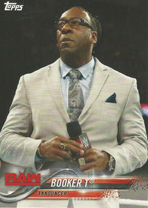 WWE Topps 2018 Trading Cards Booker T No.16