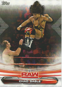 WWE Topps Raw 2019 Trading Card Chad Gable No.16