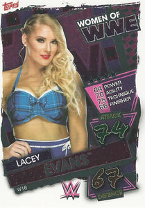 WWE Topps Slam Attax 2021 Trading Card Lacey Evans W16