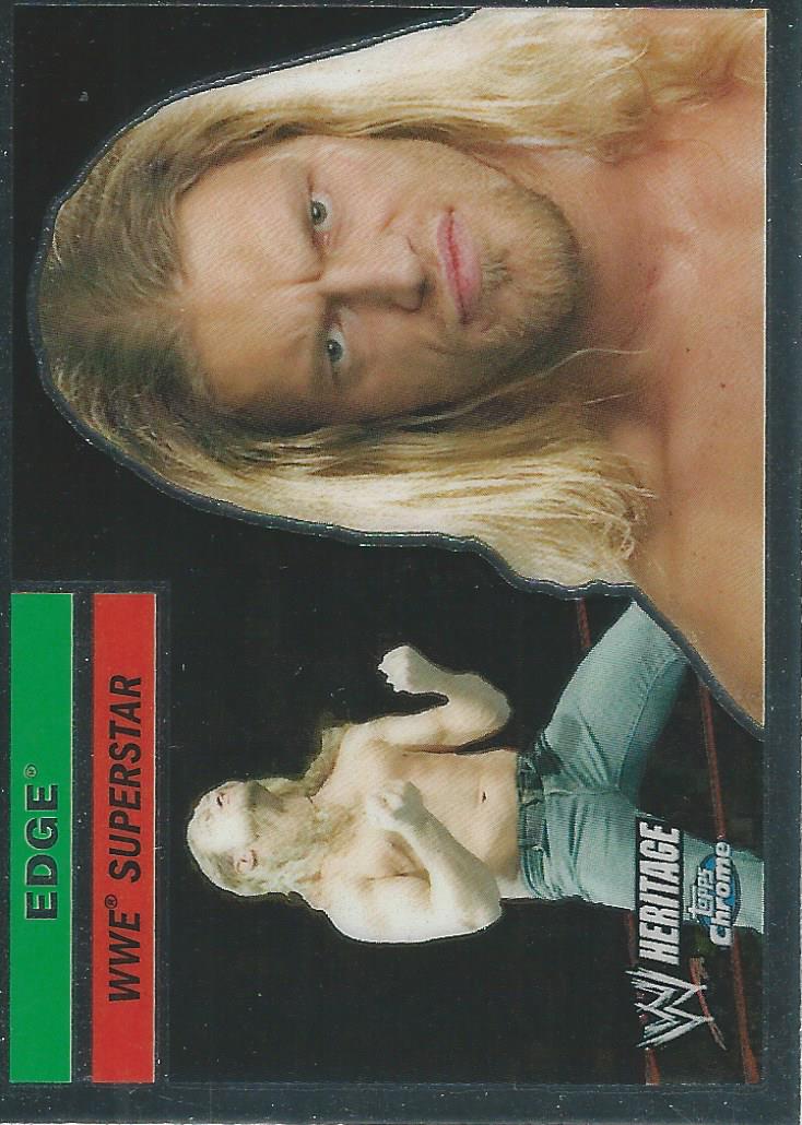 WWE Topps Chrome Heritage Trading Card 2006 Edge No.16