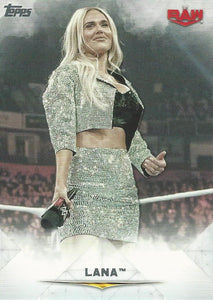 WWE Topps Undisputed 2020 Trading Card Lana No.16