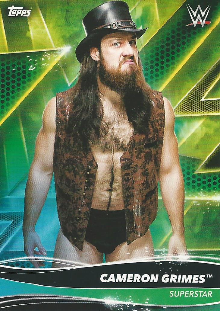 Topps WWE Superstars 2021 Trading Cards Cameron Grimes No.16