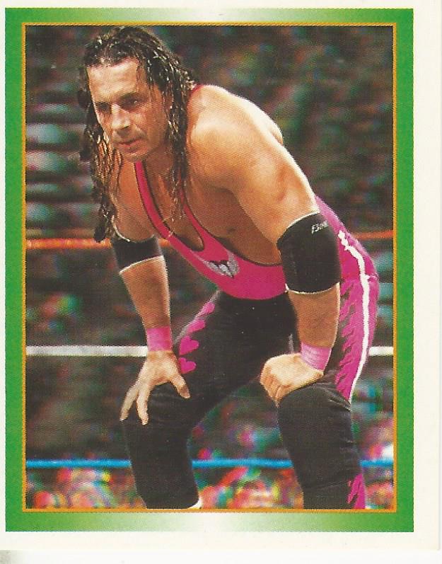 WWF Merlin Stickers 1995 Bret Hart No.16