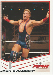 WWE Topps 2013 Trading Cards Jack Swagger No.16