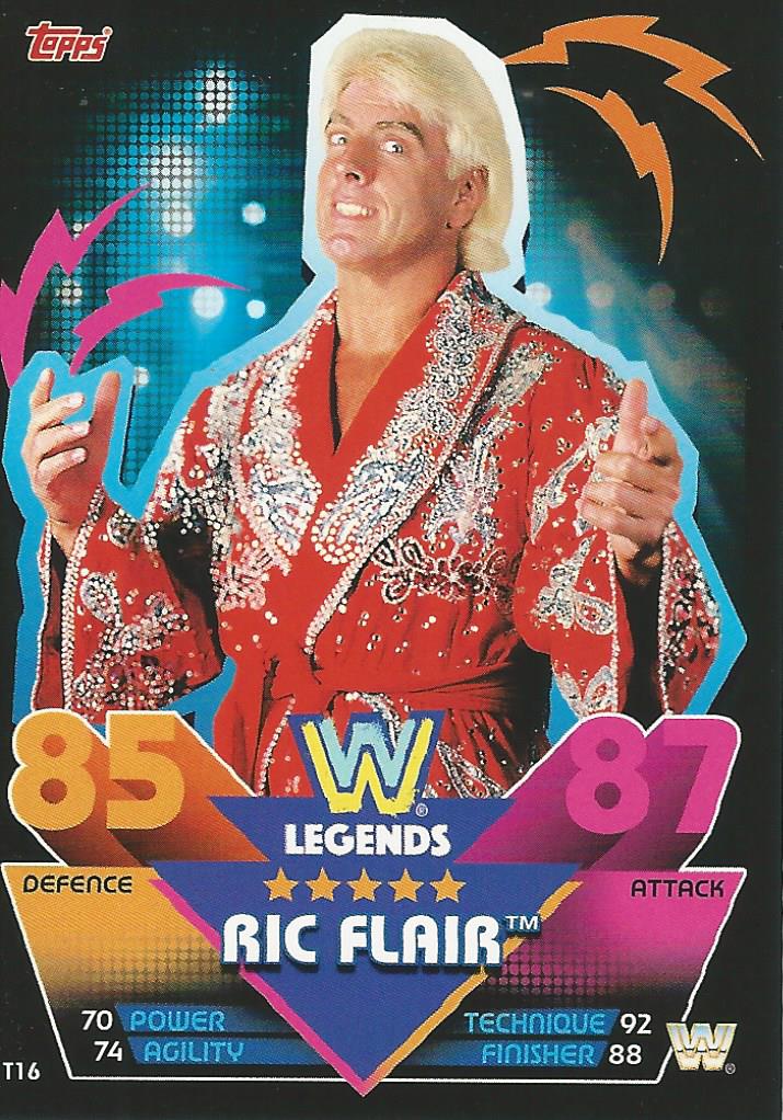 WWE Topps Slam Attax Reloaded 2020 Trading Card Ric Flair T16
