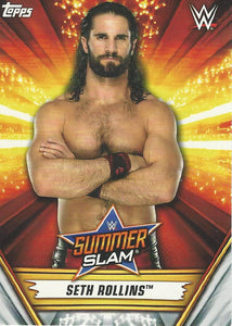 WWE Topps Summerslam 2019 Trading Card Seth Rollins No.16