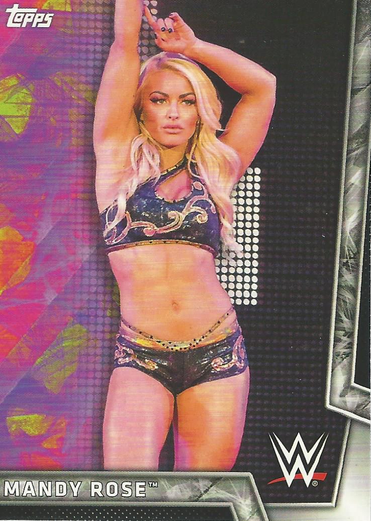 WWE Topps Women Division 2018 Trading Cards Mandy Rose No.16