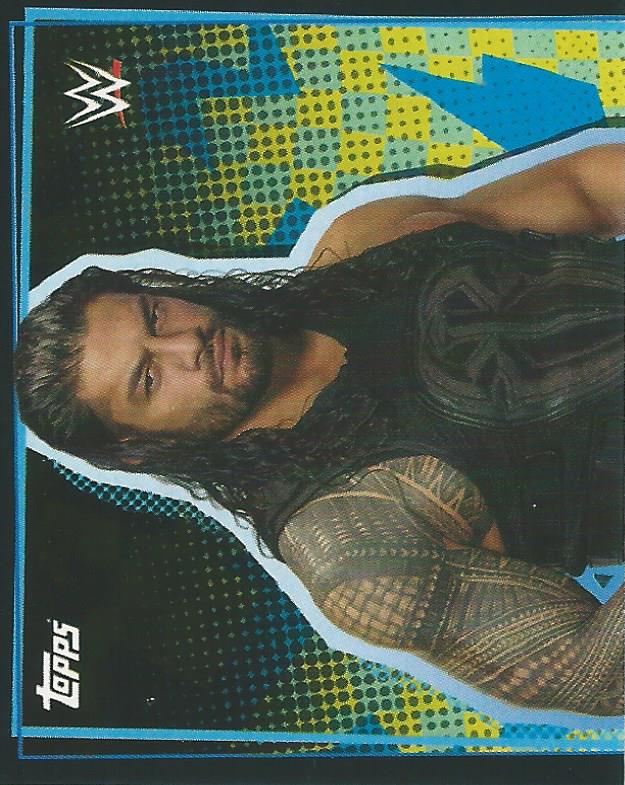 WWE Topps Road to Wrestlemania Stickers 2021 Roman Reigns No.170