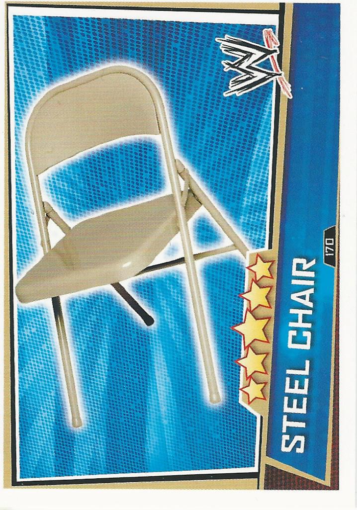 WWE Slam Attax Superstars 2013 Trading Card Steel Chair No.170