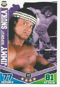 WWE Topps Slam Attax Mayhem 2010 Trading Card Jimmy Snuka No.170