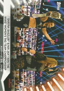 WWE Topps Women Division 2021 Trading Card Nia Jax and Shayna Baszler No.70