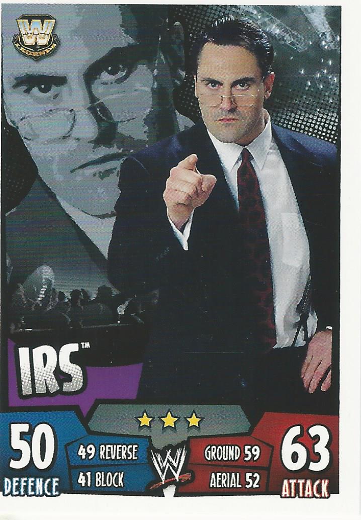 WWE Topps Slam Attax Rumble 2011 Trading Card IRS No.170