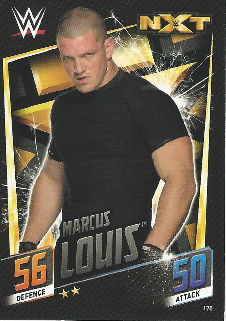 WWE Topps Slam Attax 2015 Then Now Forever Trading Card Marcus Louis No.170 NXT