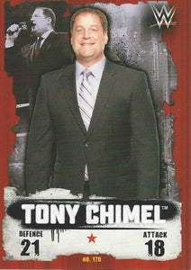 WWE Topps Slam Attax Takeover 2016 Trading Card Tony Chimel No.170