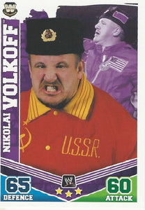 WWE Topps Slam Attax Mayhem 2010 Trading Card Nikolai Volkoff No.171