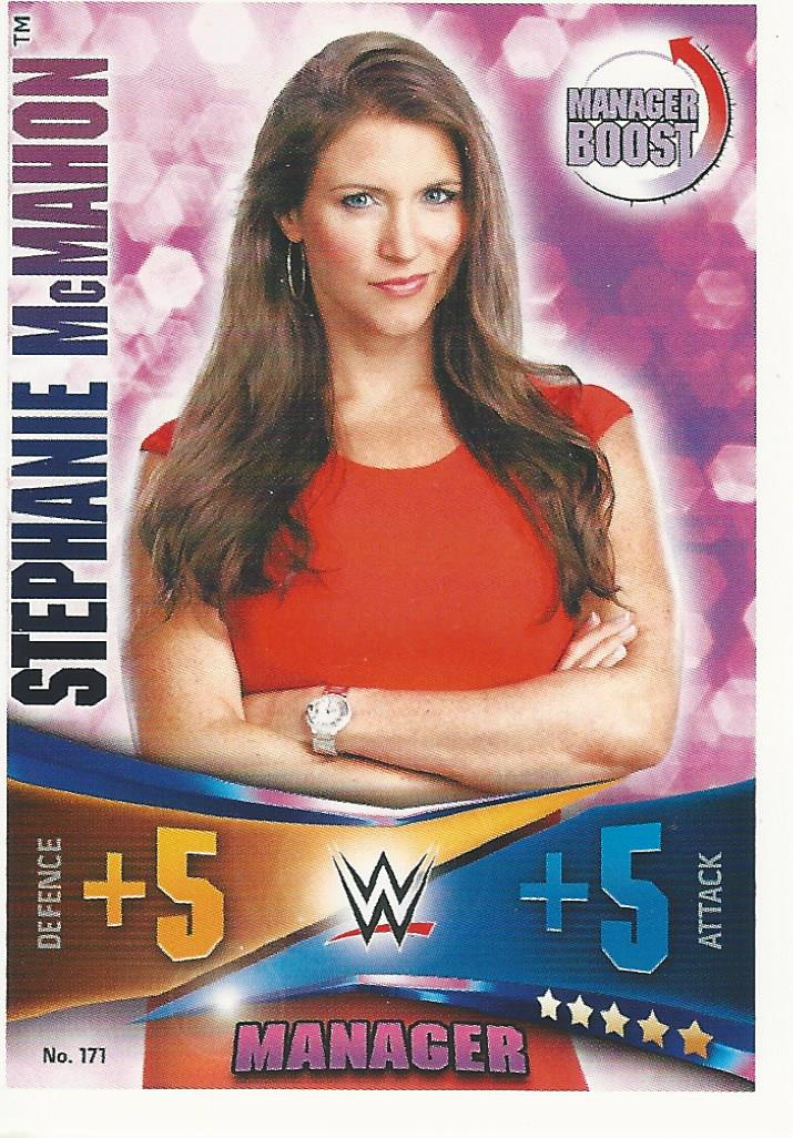 WWE Topps Slam Attax Rivals 2014 Trading Card Stephanie McMahon No.171